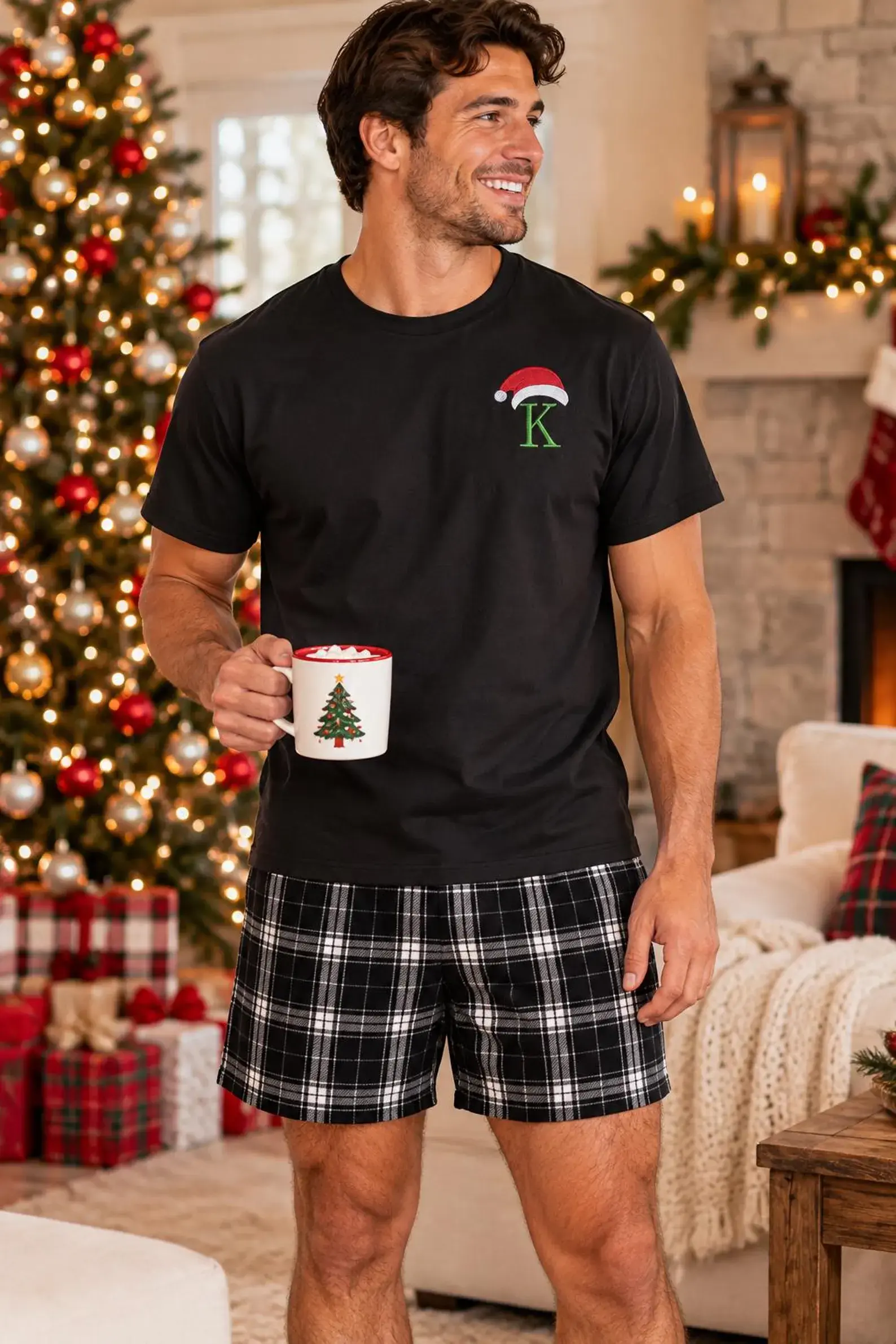 Christmas Boxer Shorts & Tee Set/Quick Shipping/Limited Quantities