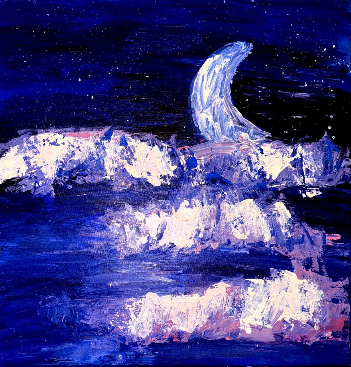 Quiet Becoming — original painting by Nourhan Eltoukhi