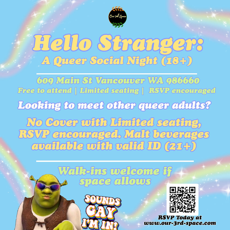 Hello Strange: A Queer Social Night (18+)