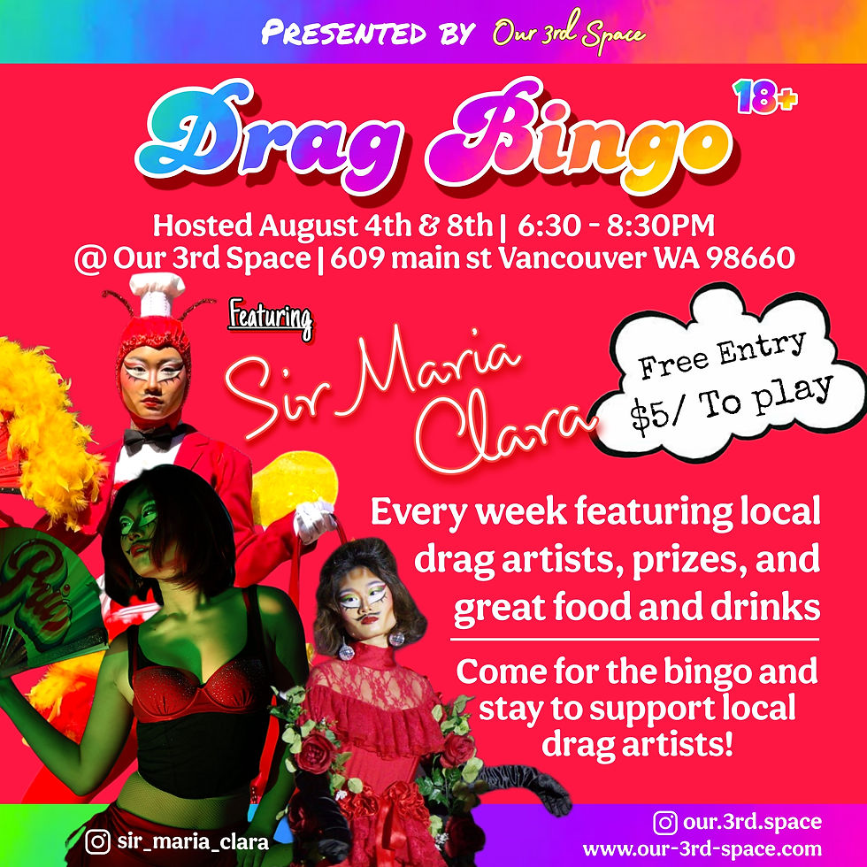 Drag Bingo with Sir Maria Clara