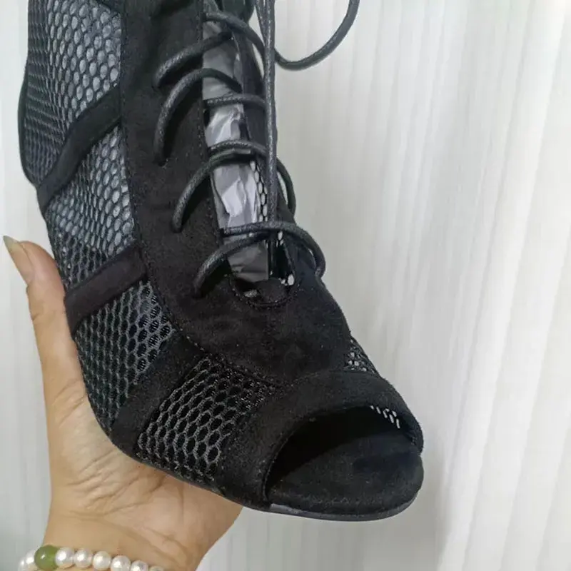 Thumbnail: Lace Up Cross-Tied Bootie