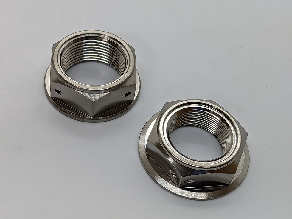 Thumbnail: Yamaha YZF R1 Titanium axle nut kit 15 onwards