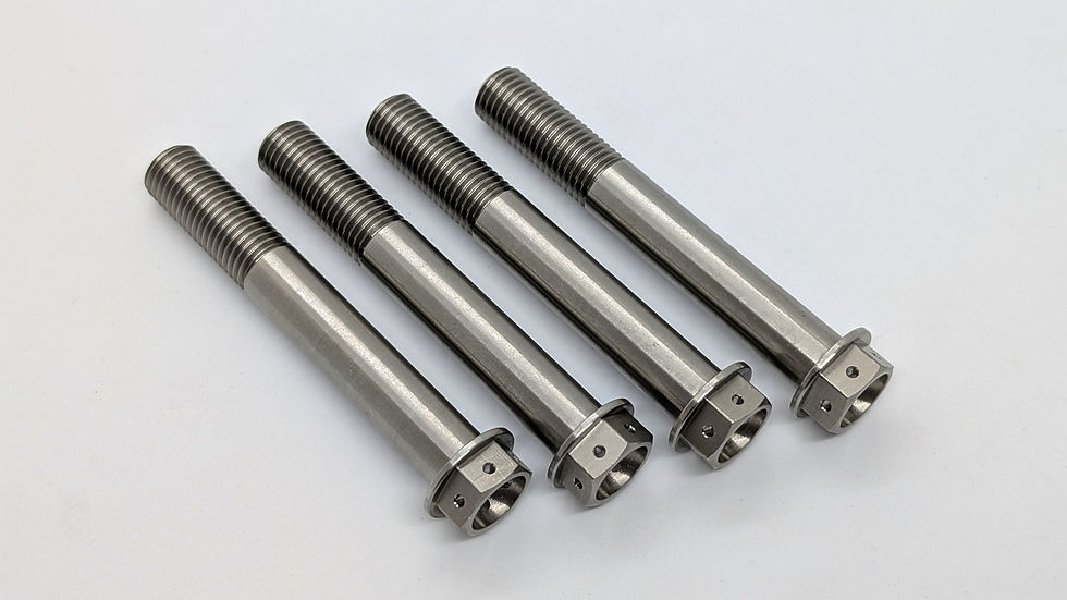 Triumph Daytona 675 Stainless Steel drilled front caliper bolt kit 09-17