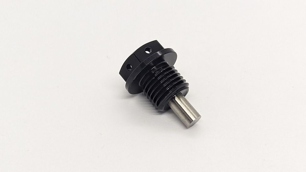 Thumbnail: M14-1.25p Alloy drilled head magnetic sump plug