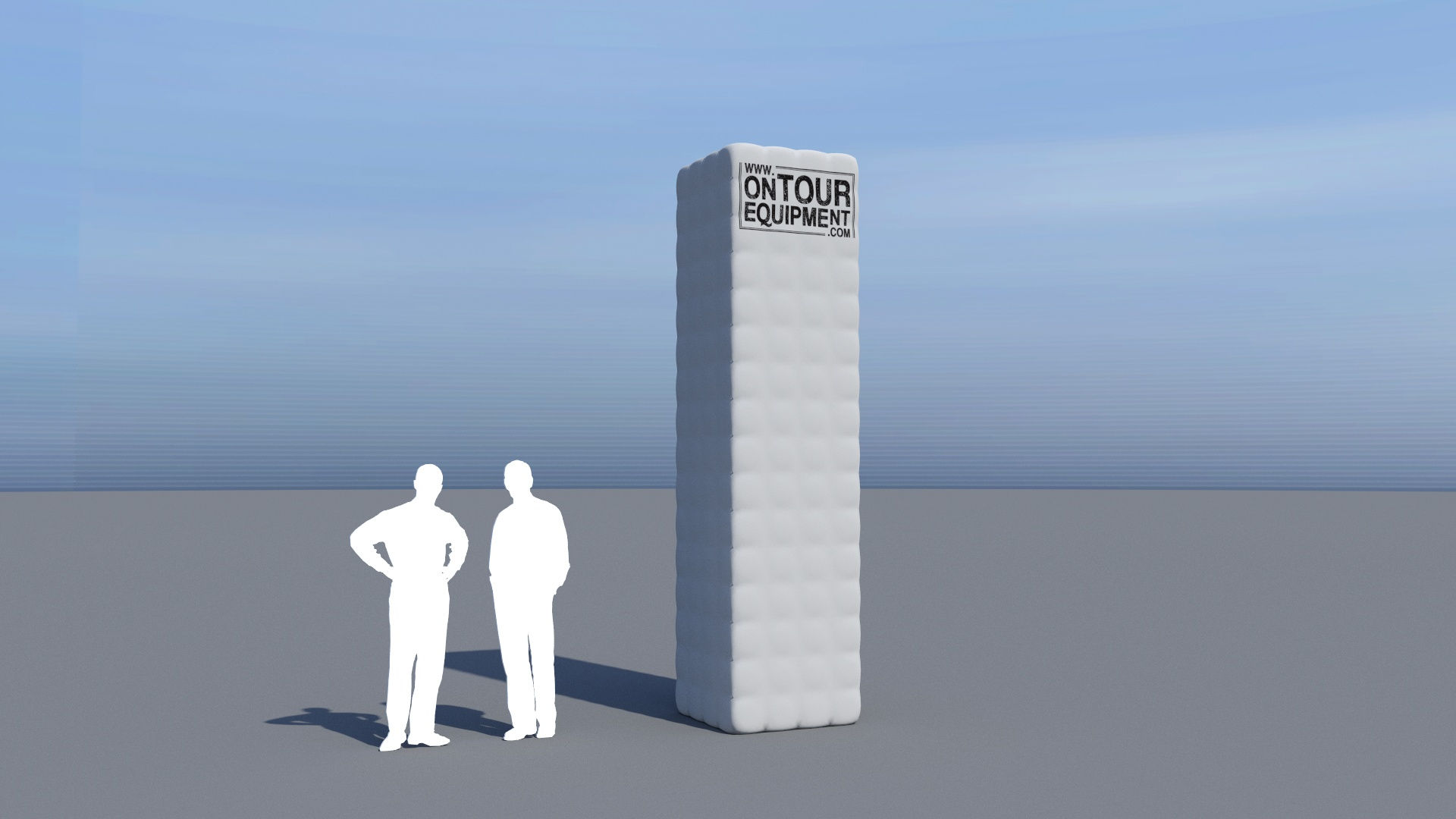 Eventsäule quadratisch 4m