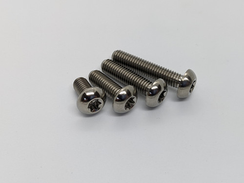 M6 x 1 Titanium Button Torx Socket Head | Racefasteners