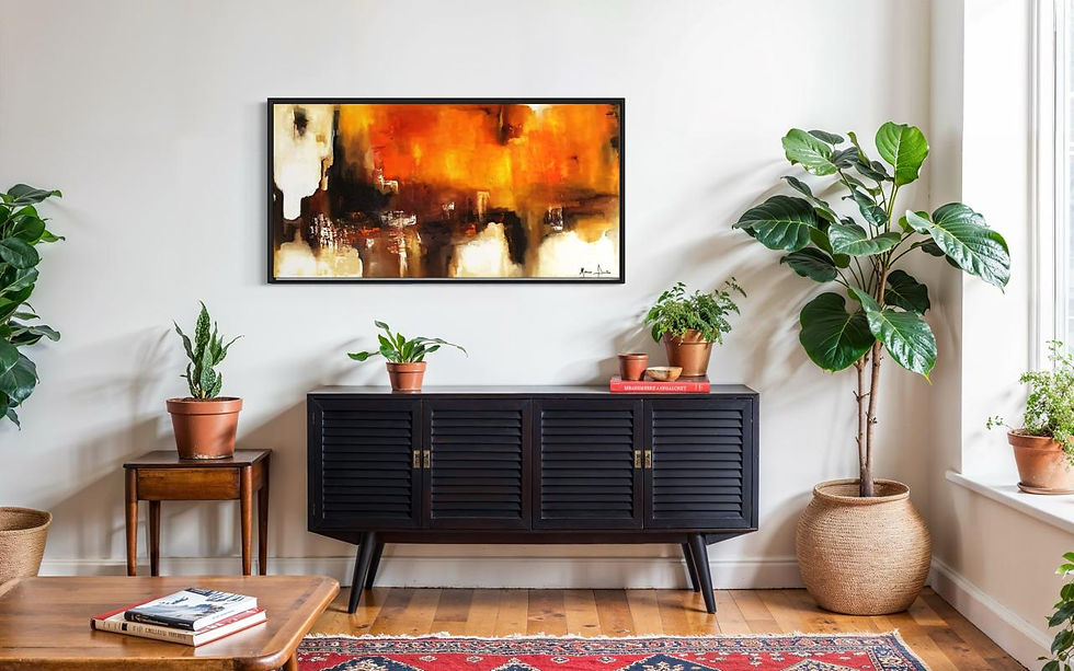 Miniatura: Abstrato Quente e Terroso