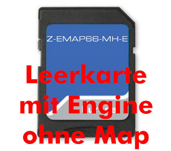Ersatzkarte ZENEC OHNE MH-Kartendaten passend für Zenec 956,966,3756 und 3766,