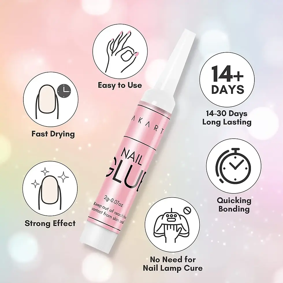 Thumbnail: Makartt Super Strong Nail Glue for Acrylic Nails Press on Nails  Professional