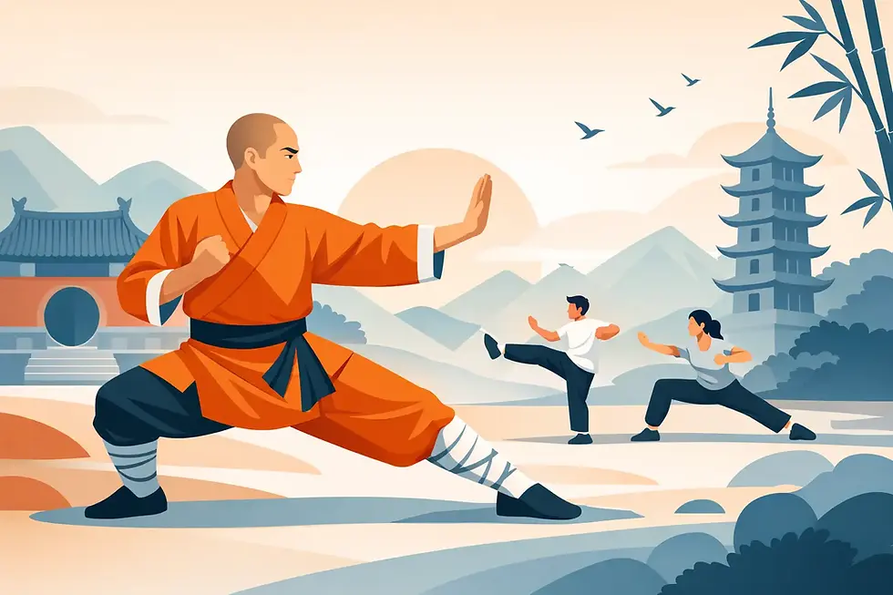 Shaolin Kung Fu für Anfänger: Erwachsene starten