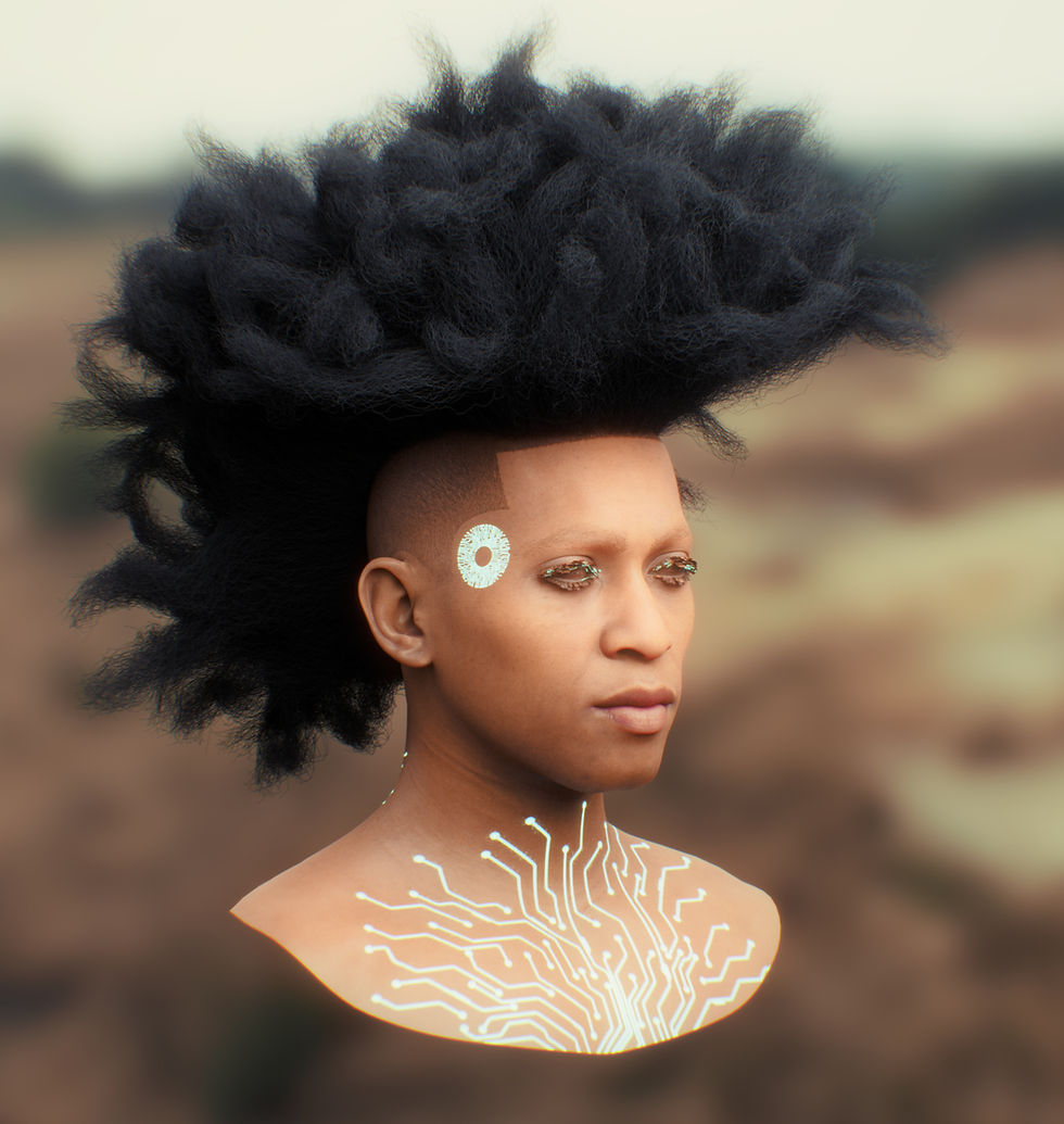 Cyber Raphiel als 3D model