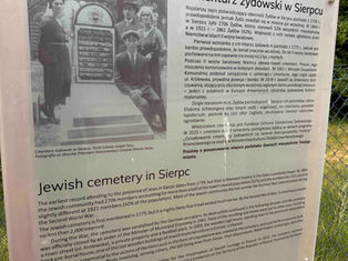 Protecting the Sierpc Jewish cemetery