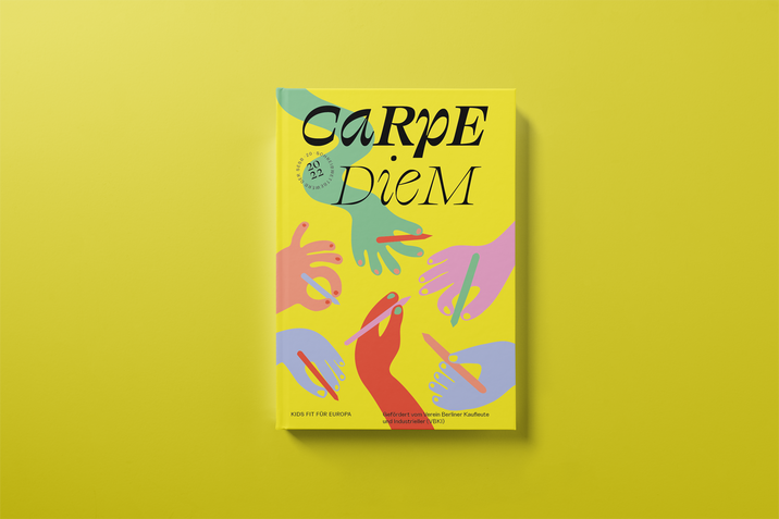 Coverdesign und Editorial Design für Schreibwettbwerb der Staatlichen Europa Schulen Berlin 2022