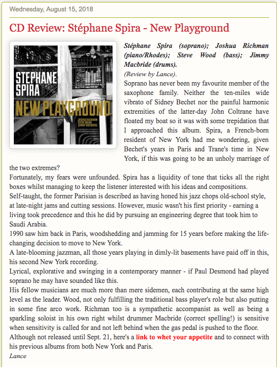 Spira Has A Liquidity Of Tone That Ticks All The Right Boxes