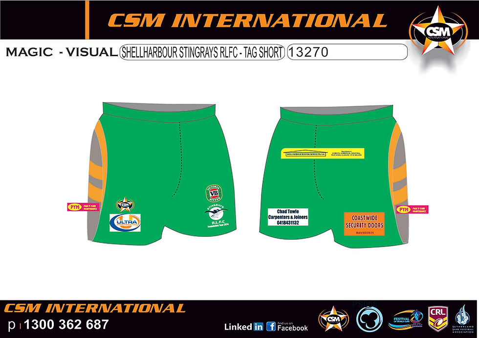 League Tag Shorts