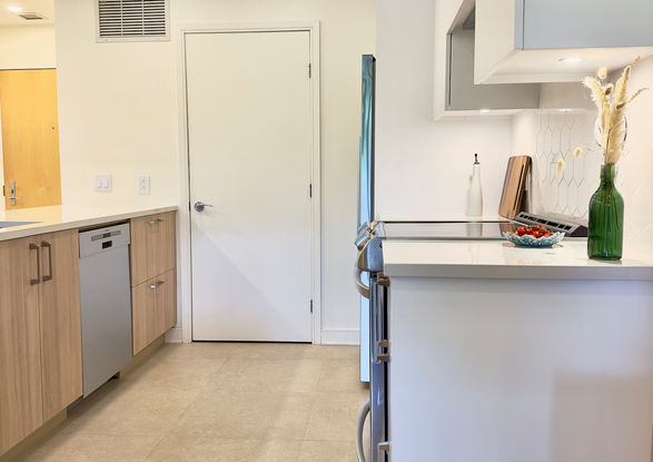 Cuisine vue de côté