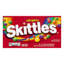 SKITTLES ORIGINAL 3.5 OZ THEATER BOX