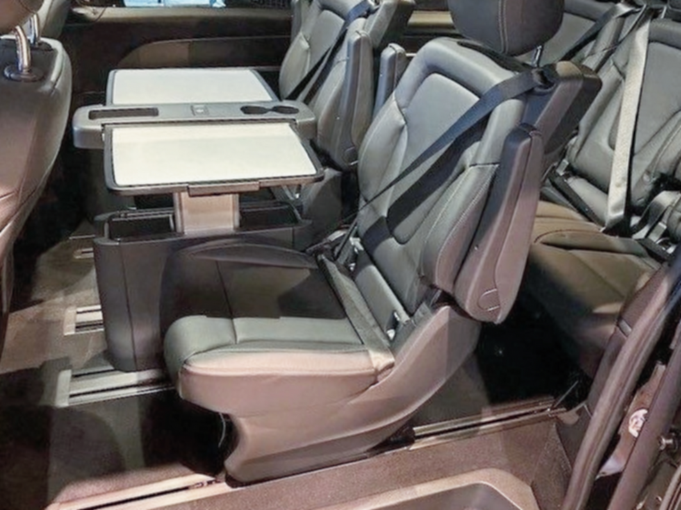 Komfortabelt drosjeinteriør