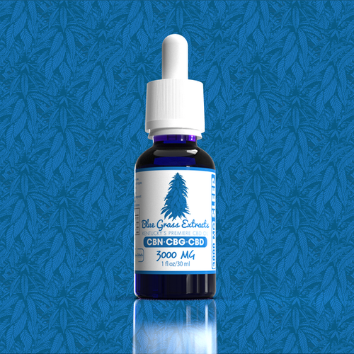 3000MG CBN CBG CBD 30ml (cinnamon) | Blue Grass Extracts