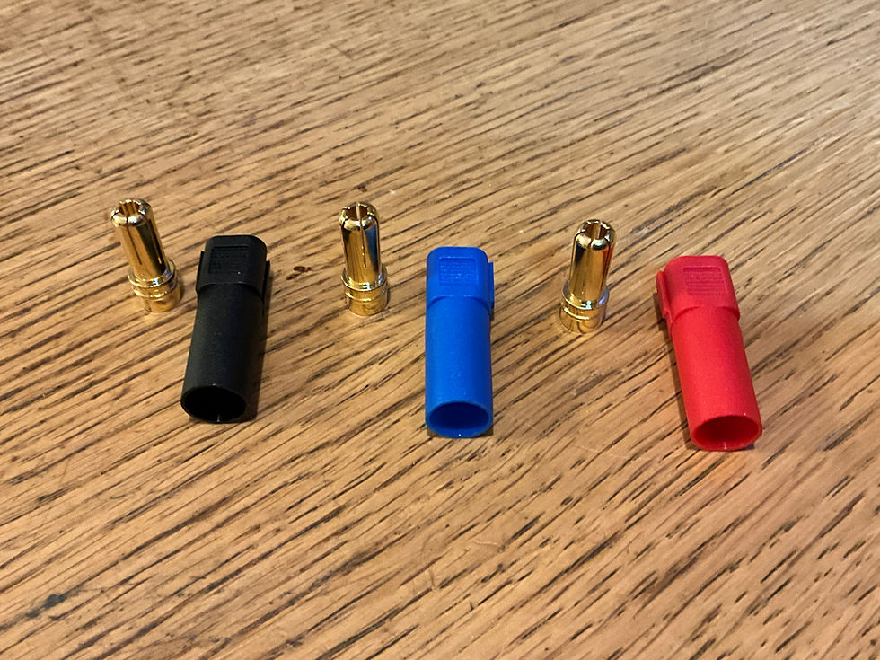 Thumbnail: Amass XT150-M, Male gold plated connector, 60 Amp rated