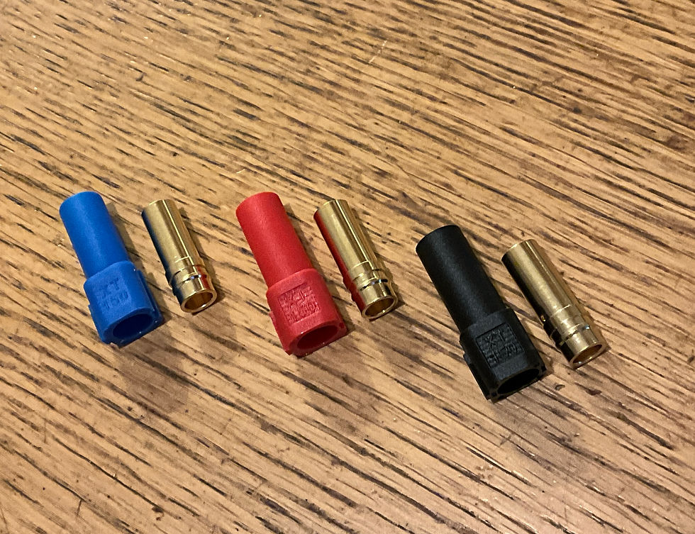 Thumbnail: Amass XT150-F, Female gold plated connector, 60 Amp rated