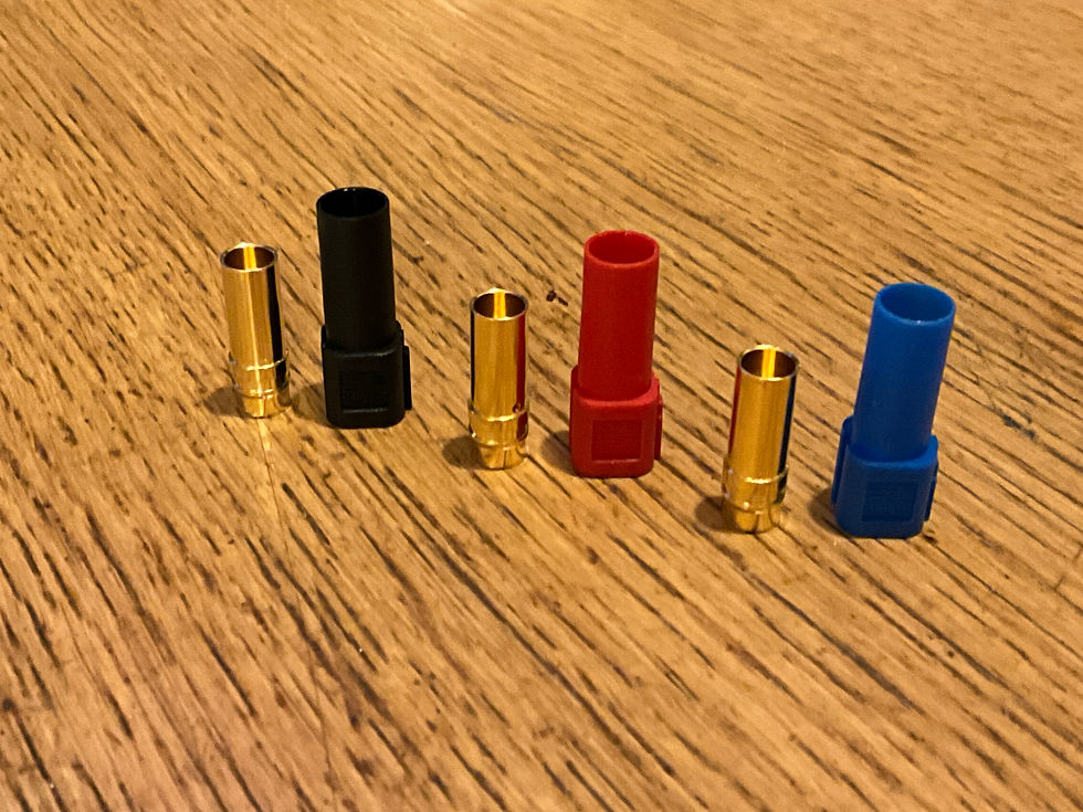 Thumbnail: Amass XT150-F, Female gold plated connector, 60 Amp rated