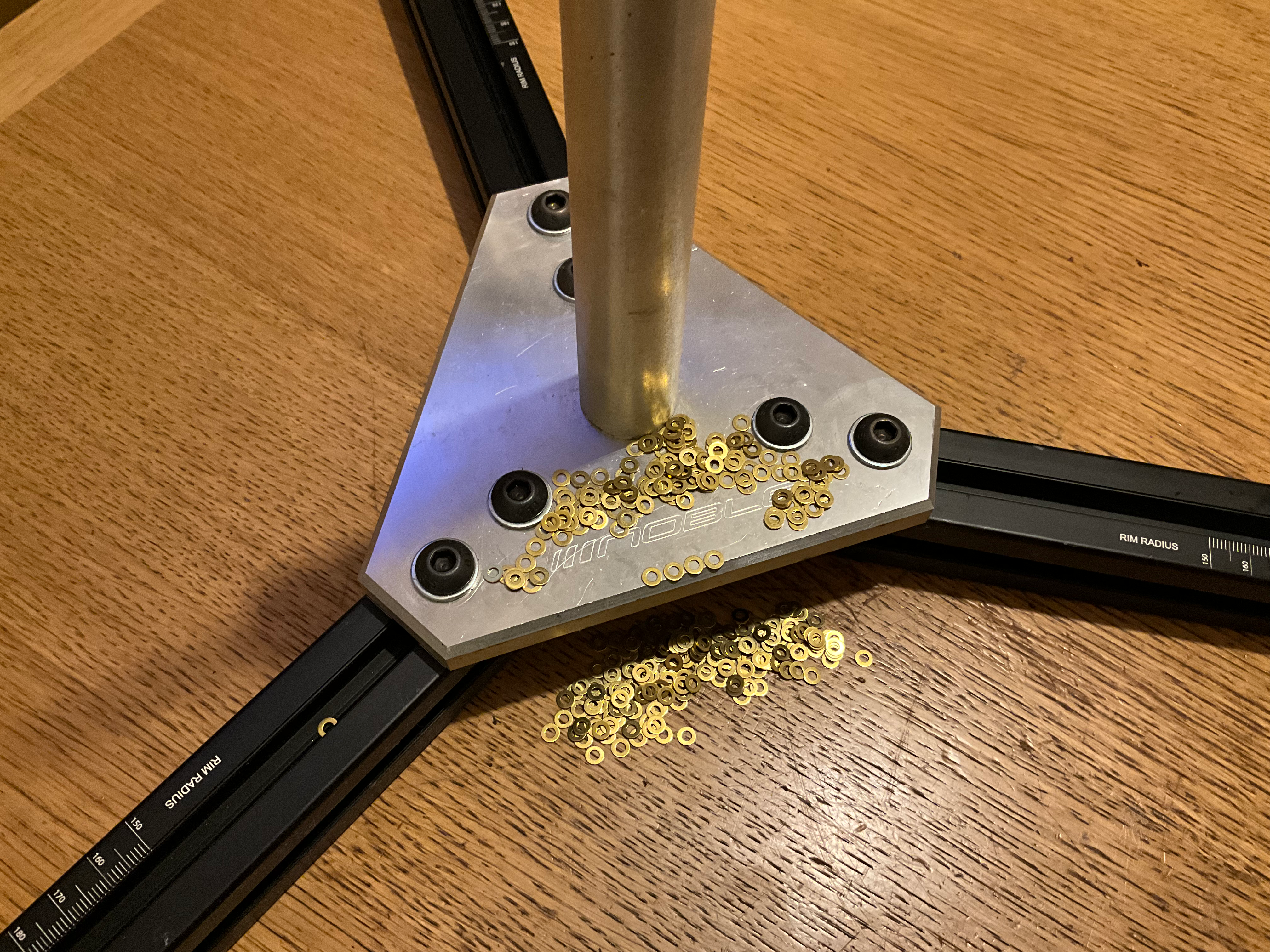 Sapim spoke washer, brass