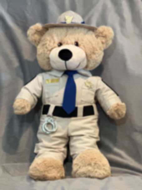 Tan CHP Officer Bear