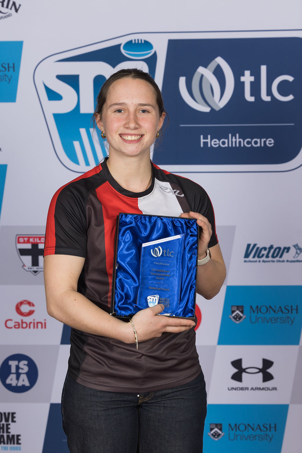 Madeline French, winner of the TLC Healthcare Sportsmanship Award