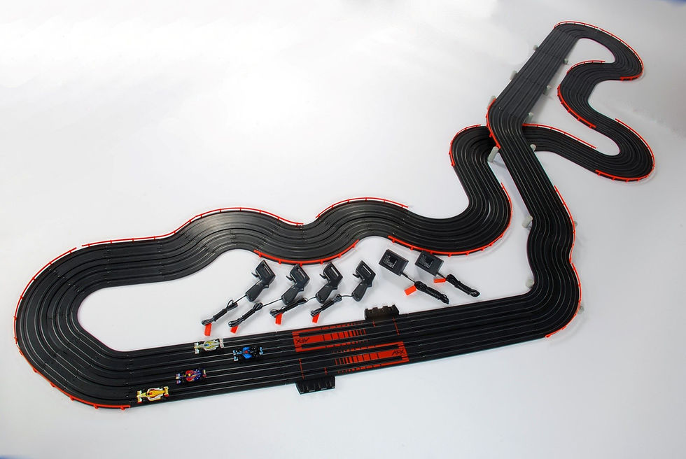 Thumbnail: AFX Mega G+ Super International Raceway 4 Formula 1 Cars 21018