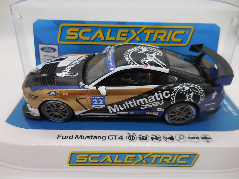 Thumbnail: Scalextric Ford Mustang GT4 Canadian GT 2021 Mult Motorsport 1:32 Slot Car C4403