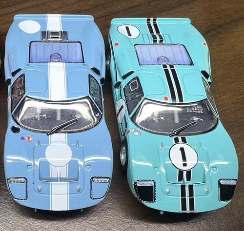 AFX Ford GT40 MKllB #1 Turquoise Mega G+ Chassis Limited Edition