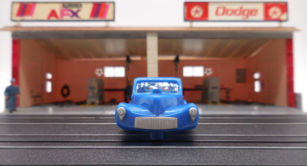 Thumbnail: MoDEL MoToRING 41 Willys Gasser Blue HO Slot Car Body fits Aurora