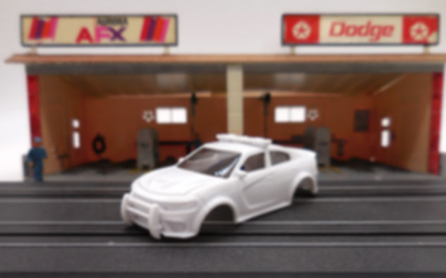 Auto World '21 Police Charger SRT Hellcat Unpainted Body Xtraction SC417P