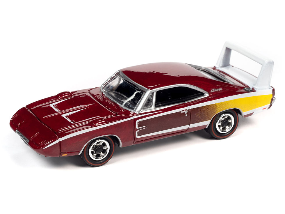 Thumbnail: Johnny Lightning 1:64th Diecast Cars 2 Pack Set '69 Camaro SS & Charger JLPK012