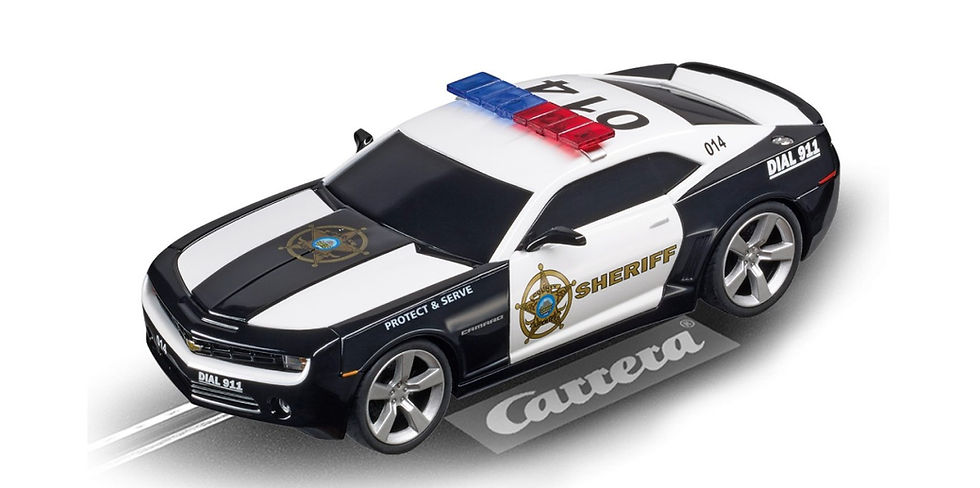 Thumbnail: Carrera Chevrolet Camaro Sheriff, Digital 1:32 w/Flashing Lights 30756