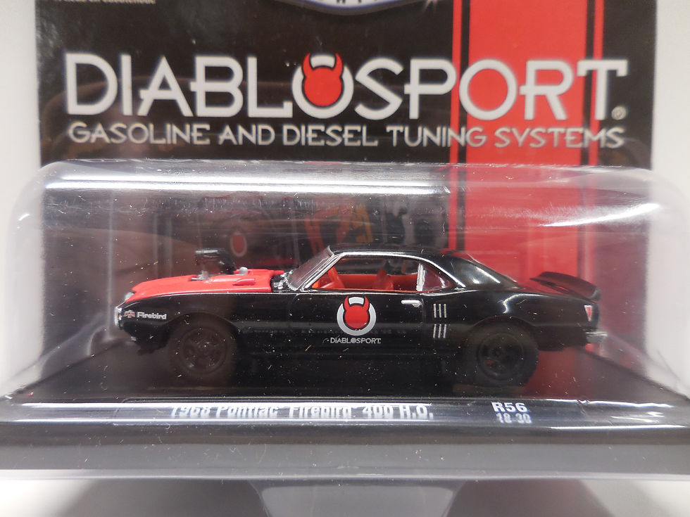 Thumbnail: New Collectible M2 1/64 Diecast Car '68 Pontiac Firebird on Display Stand