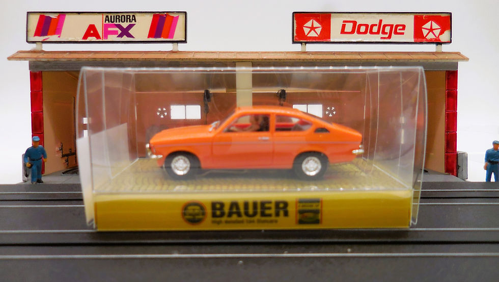 Thumbnail: Bauer Model Opel Kadett Coupe Ultralow UL1 Chassis HO Slot Car