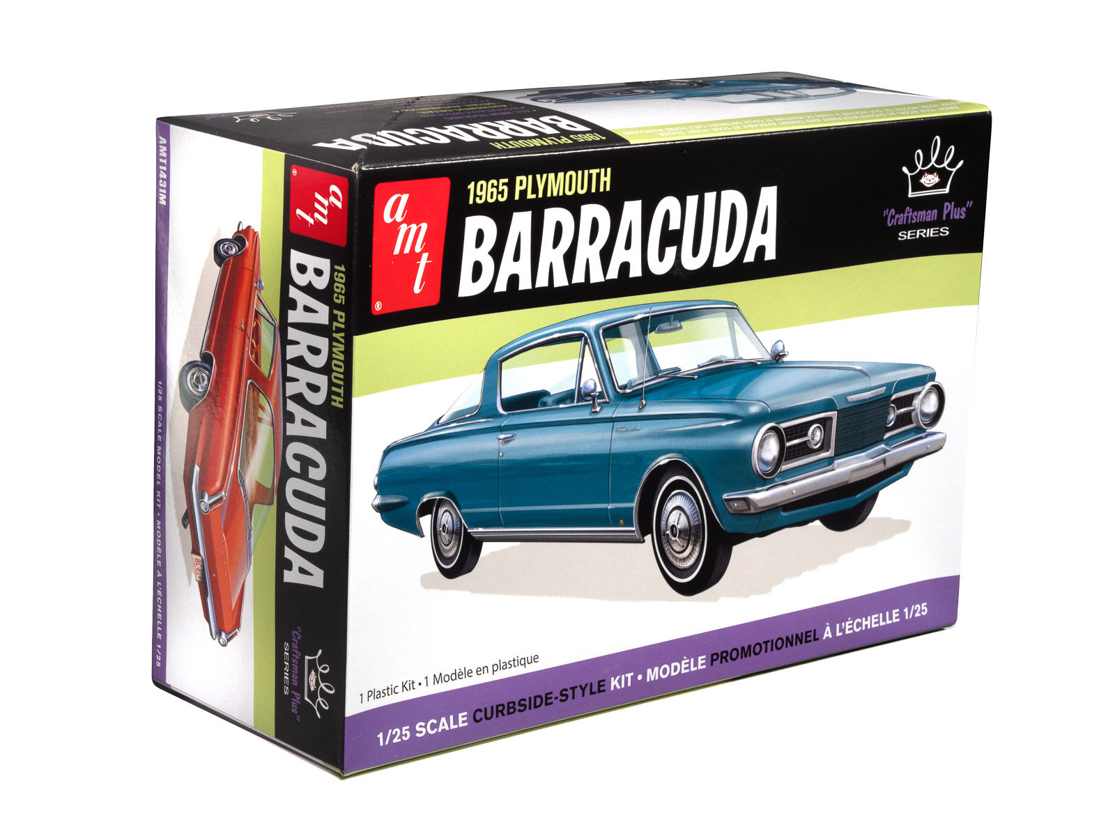AMT 1:25 Scale Model Kit 1965 Plymouth Barracuda Craftsman Plus AMT1431