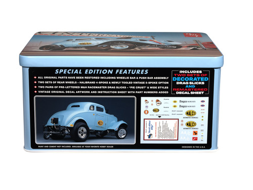 MPC 1:25 Scale 1933 Willys Gasser Ohio George with Collectors Tin