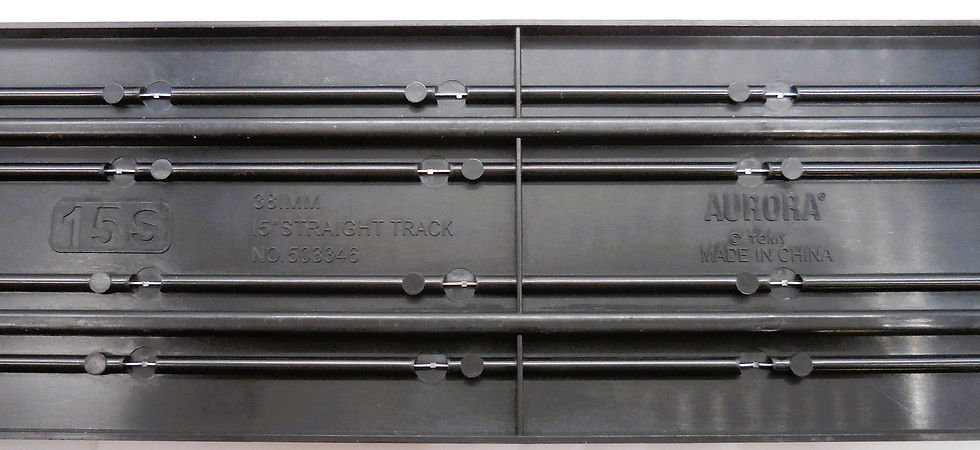 Thumbnail: AFX /Aurora 2 NEW Pieces 15" Straight Track Compatible with Auto World 3346-2