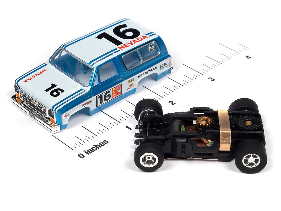 Thumbnail: Auto World 2023 Release 3 Rally World Stage ' 77 Chevy Blazer Fits AW, AFX SC393