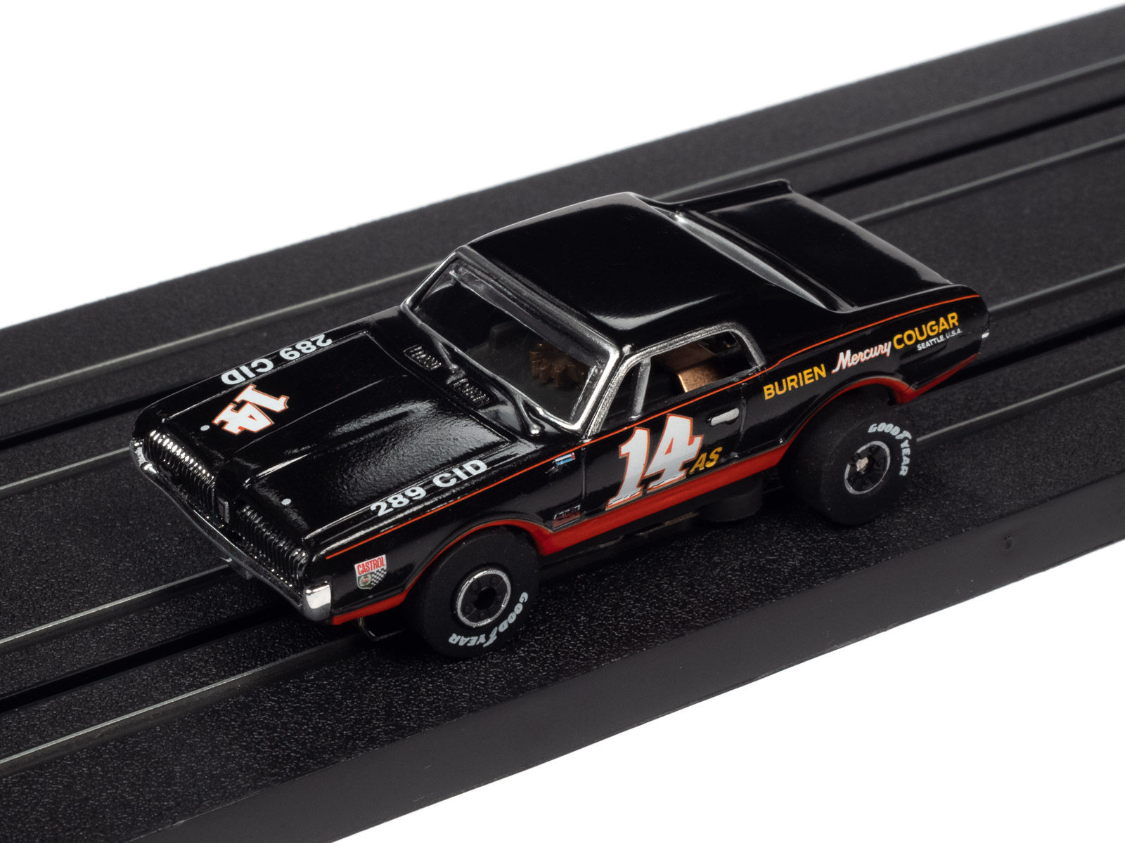 Auto World New Release A.J. Foyt '67 Mercury Cougar Also Fits AW, AFX SC357