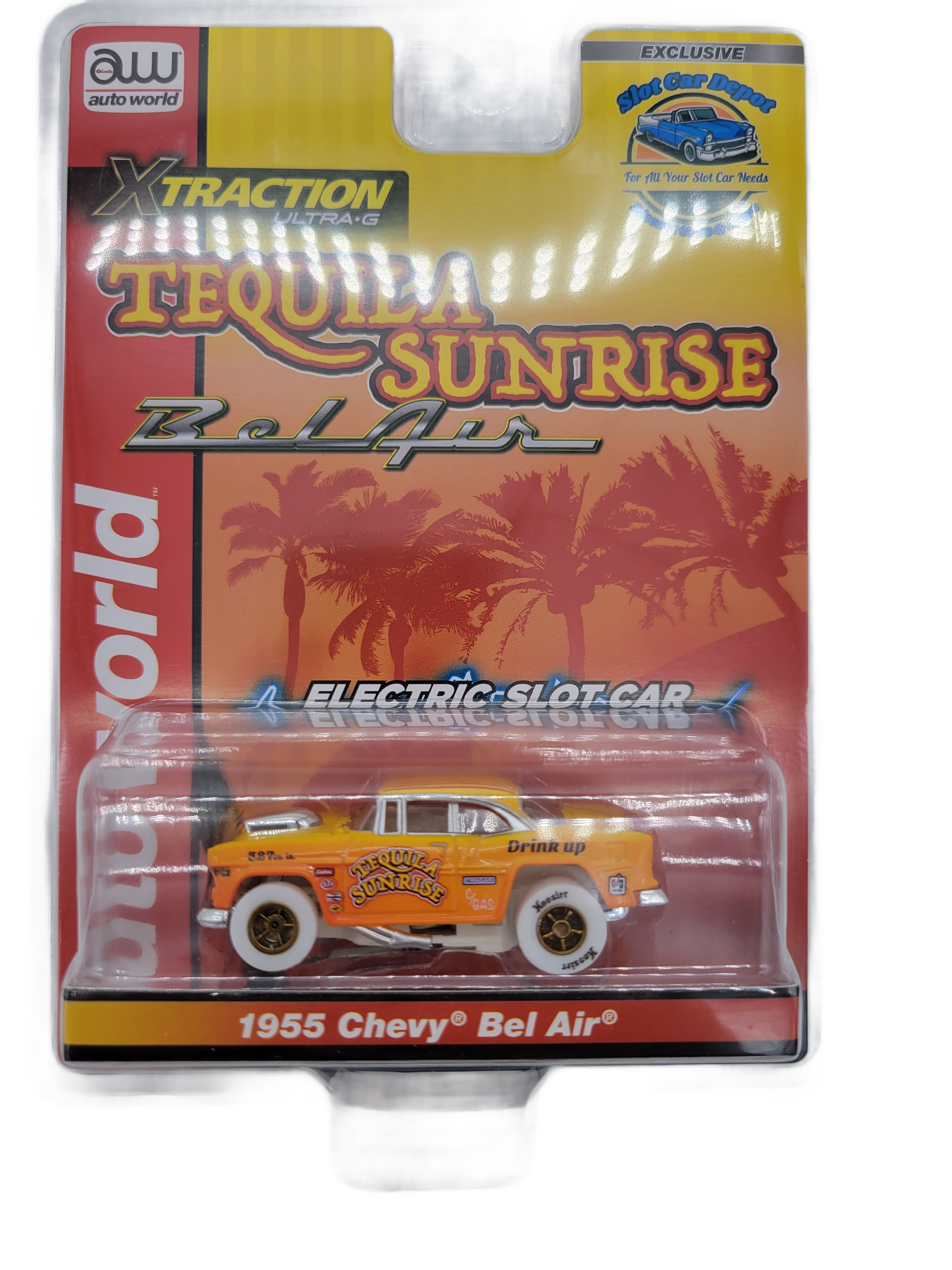 Auto World Exclusive '55 Chevy Bel Air Tequila Sunrise Only 46 Made I Wheels