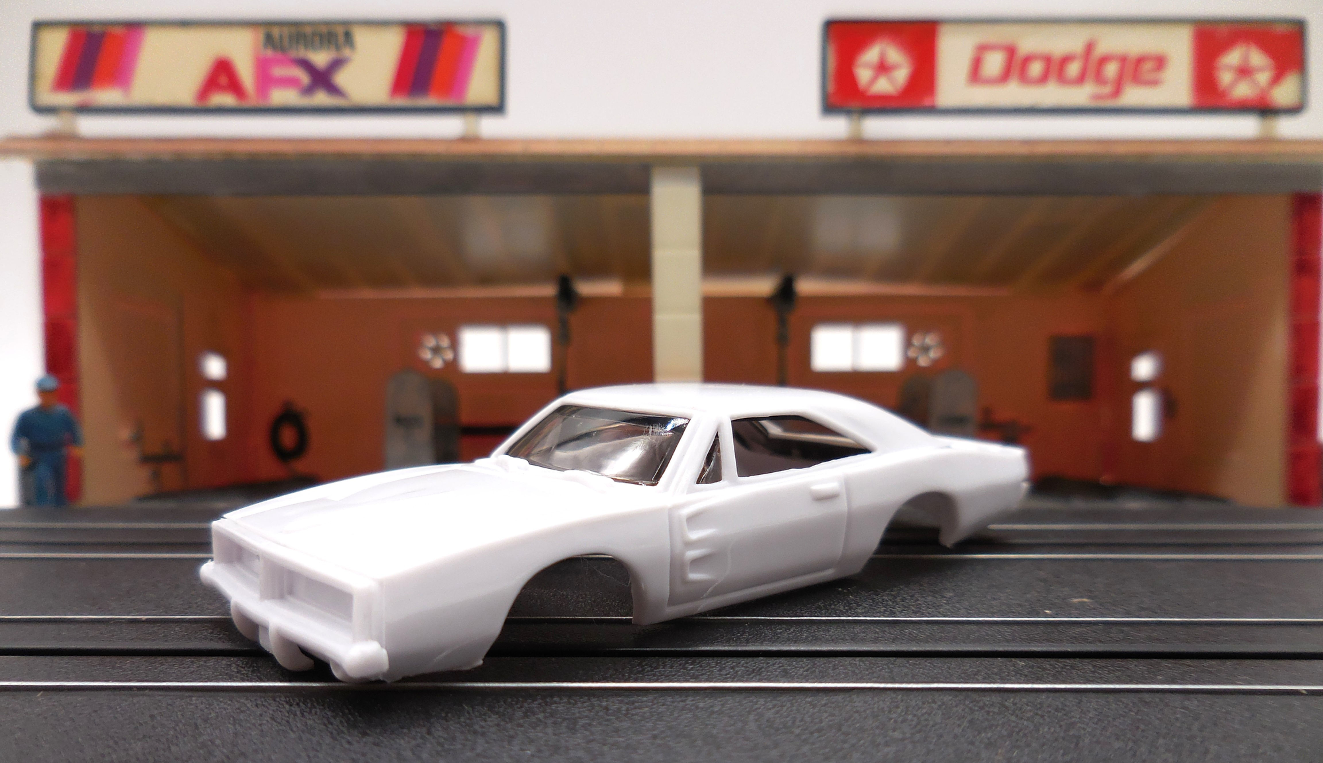 Auto World Paintable '69 Dodge Charger Xtraction Body