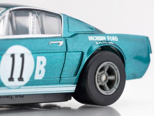 AFX Mega G+☆1965 Shelby Mustang GT350R☆白 AFX 1965 Shelby Mustang GT350 White/Blue Mega G+ HO Slot Car