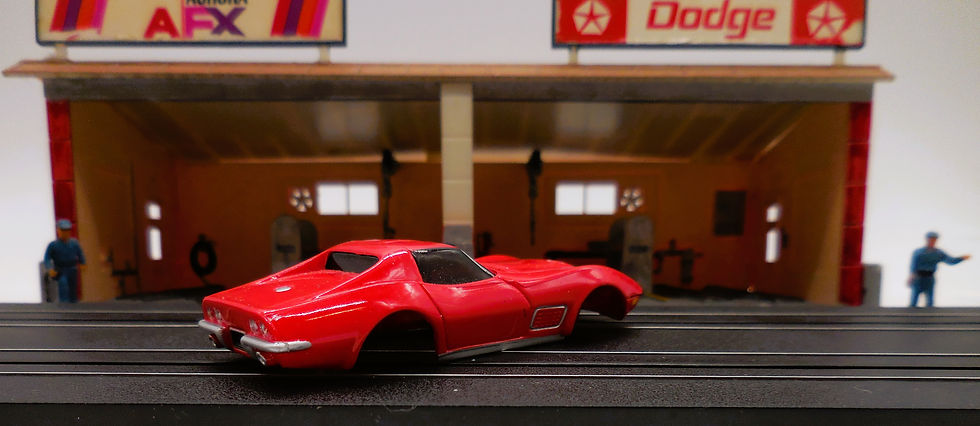 Thumbnail: Auto World '71 Chevy Corvette Bright Red Body ThunderJet SC3R3