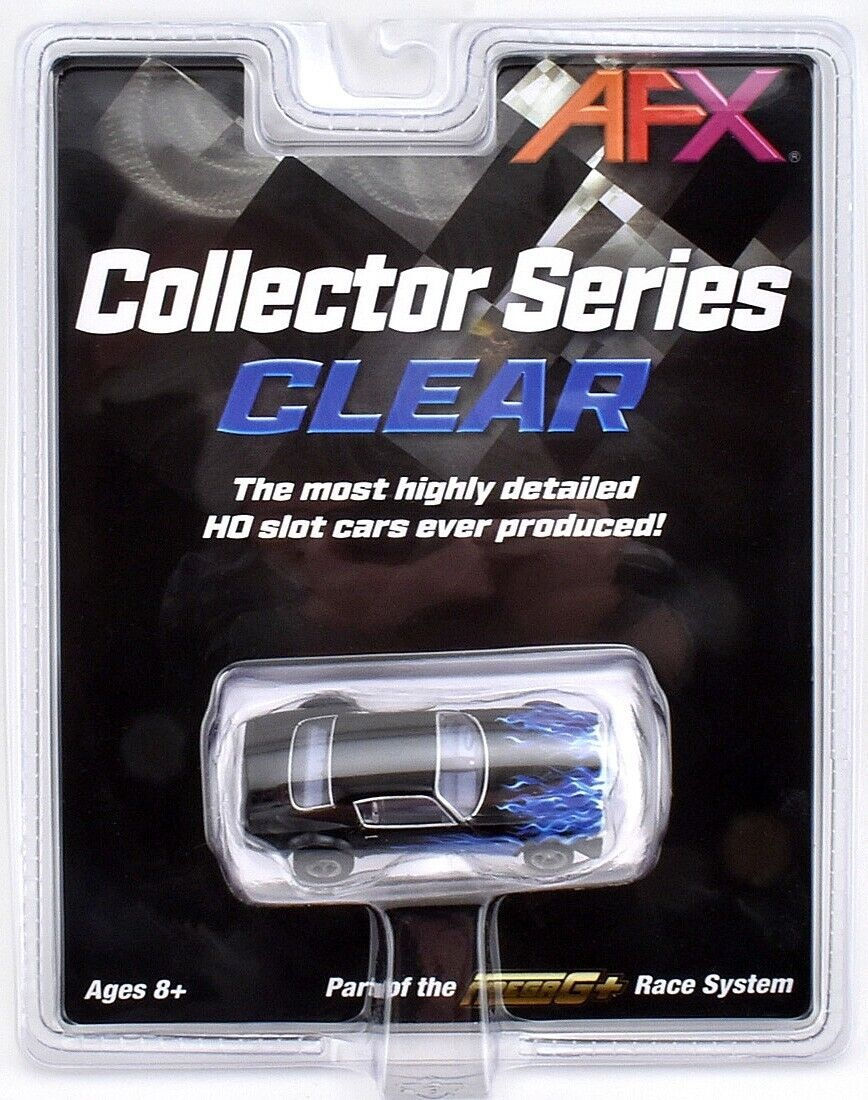 Thumbnail: AFX Wildfire Camaro Blue & White Flame Mega G + 22046