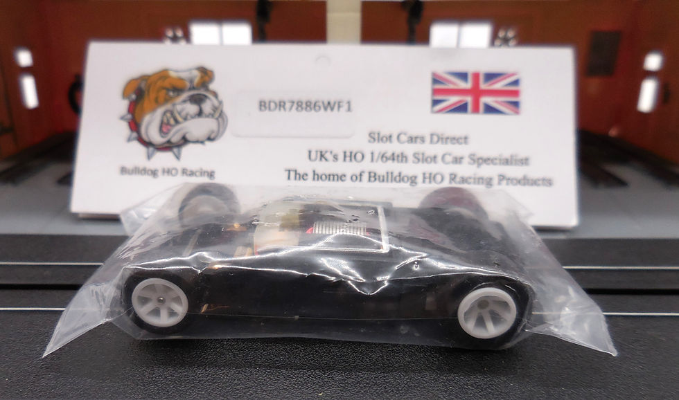 Thumbnail: 1 Brand New Bulldog Narrow F1 SRT Turbo Super-Fast White Rims BDR8776WF1