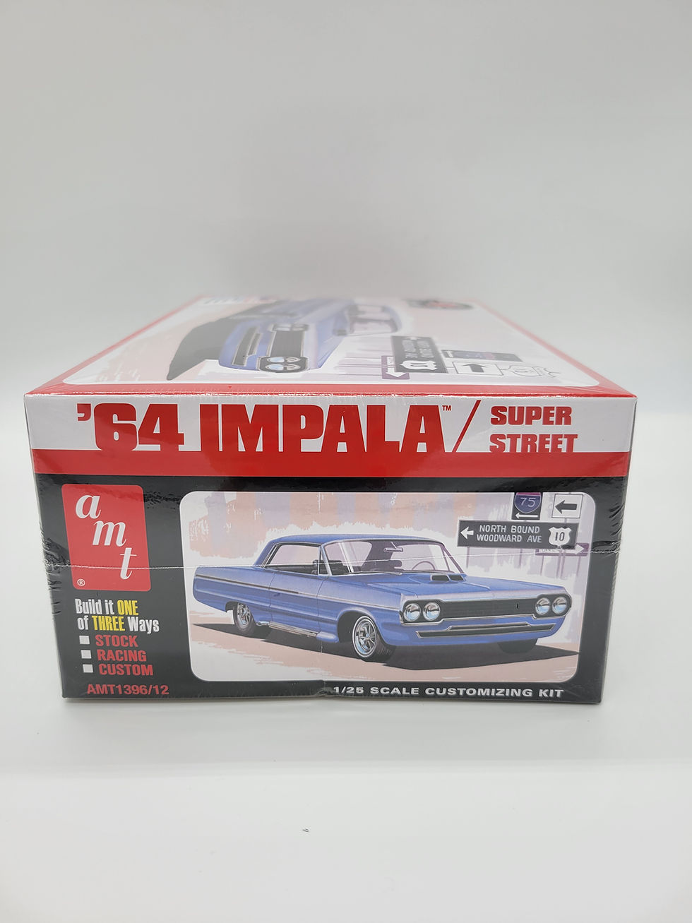 Thumbnail: 1/25 Scale Model Kit NEW 1964 Chevy Impala Super Street Rod by AMT-Skill 2 1396